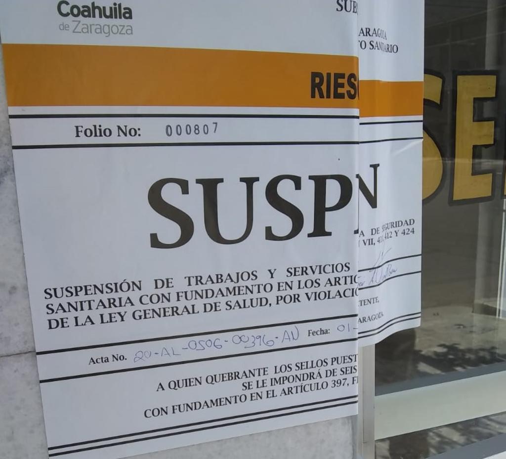 Clausuran funeraria por incumplir norma sanitaria en Torreón