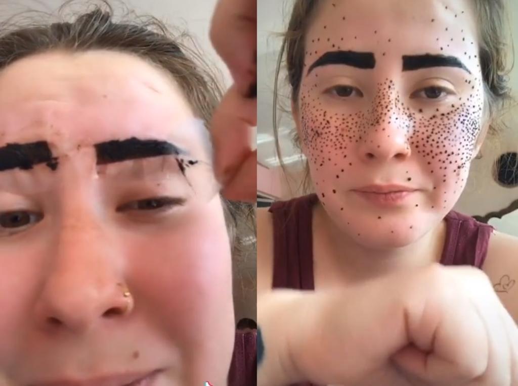 VIRAL: Joven fracasa al realizar tutorial de maquillaje con henna