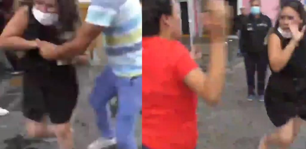 VIDEO: Periodistas son agredidos por locatarios en zona turística de Puebla