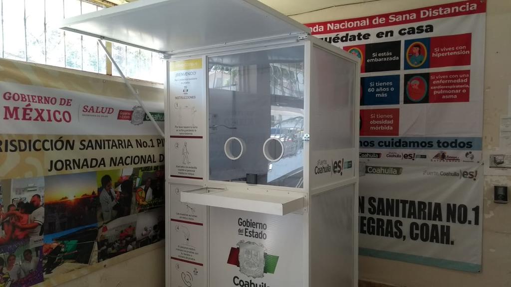 Instalarán cabinas para toma de muestras de COVID-19 en Nava y Allende