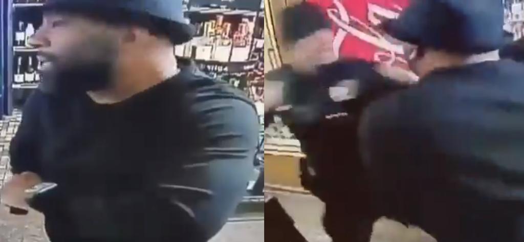 Policía golpea a dueño de tienda al confundirlo con responsable de robo