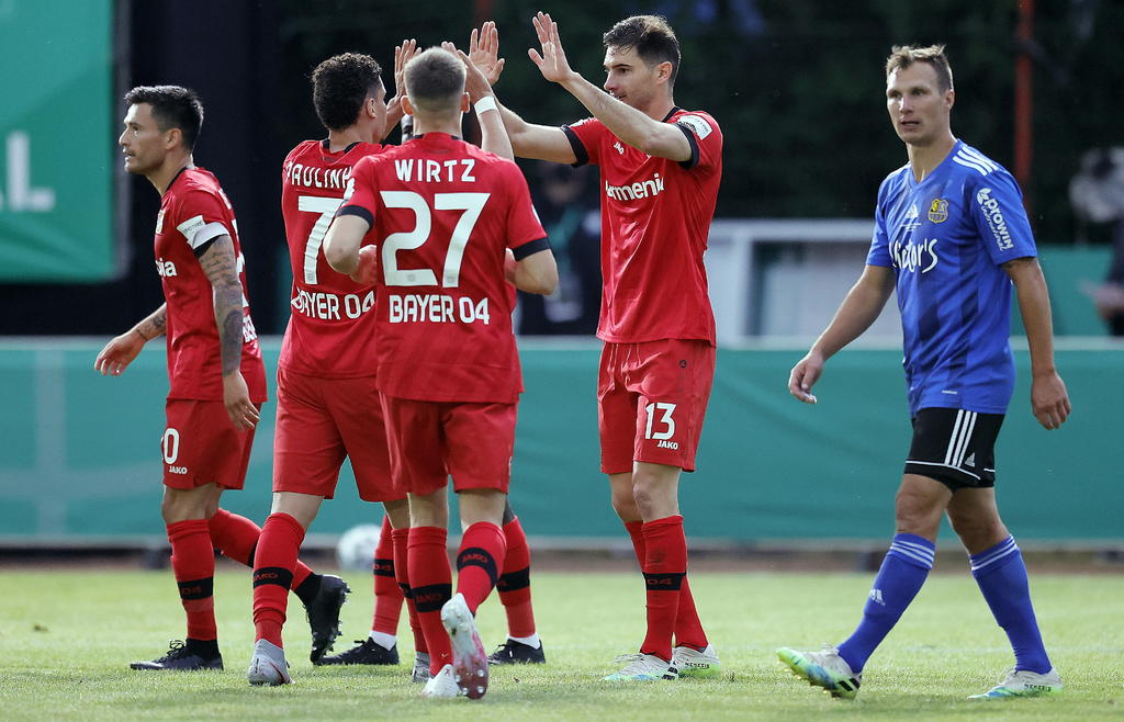 Bayer Leverkusen vence al Saarbrücken y avanza a la final de la Copa de Alemania