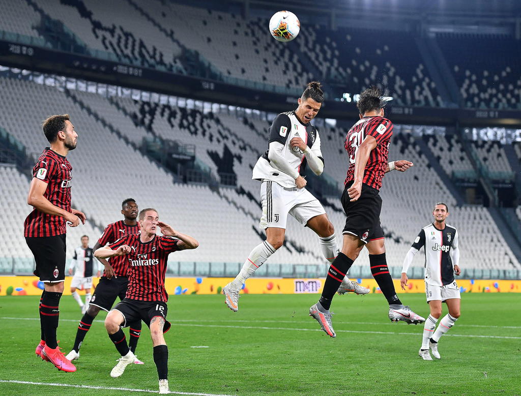 Juventus avanza a la final de la Copa Italia empatando ante el Milan