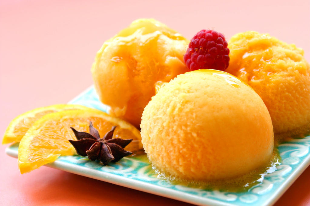 Así es como se hace la nieve de mango