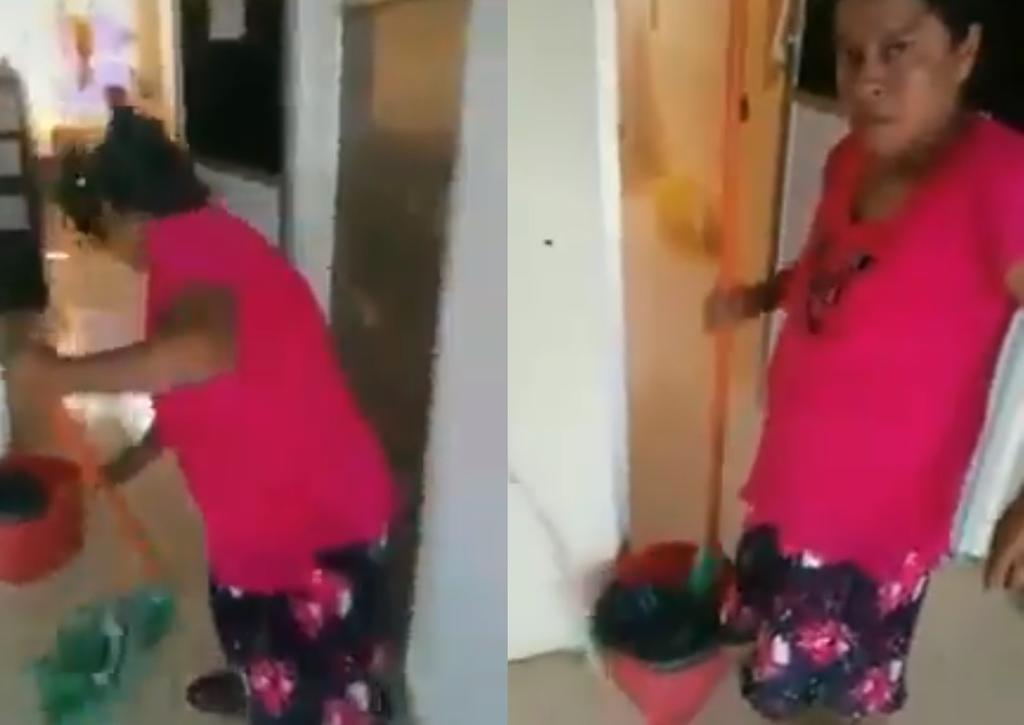 Critican a funcionaria de Chiapas por humillar a empleada de limpieza en video