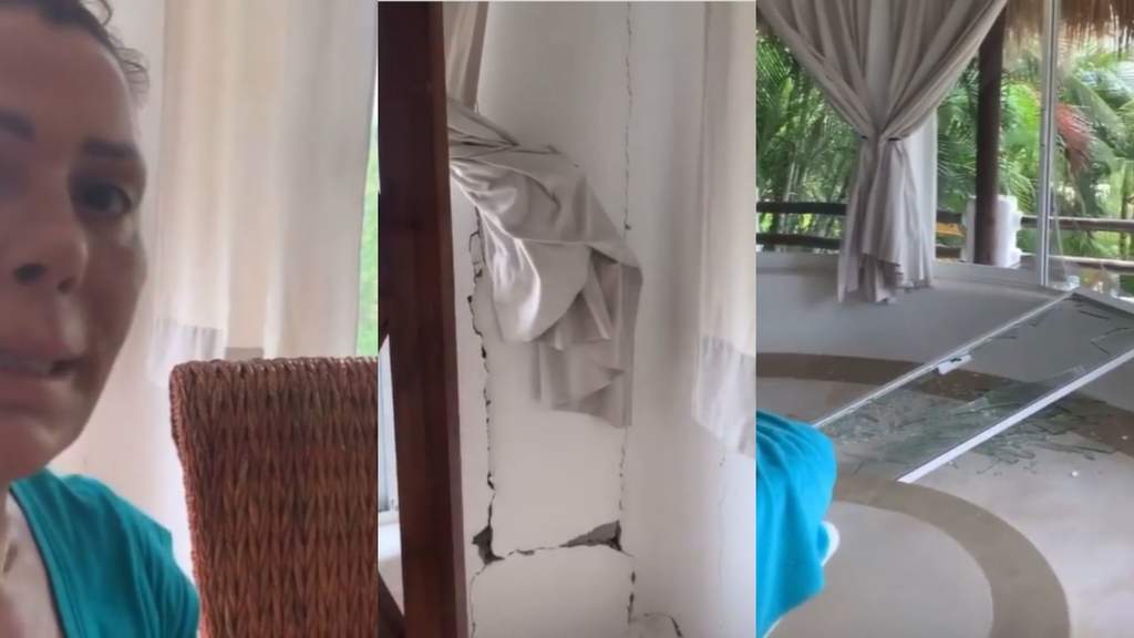 Alejandra Guzmán muestra los daños de su casa por el sismo