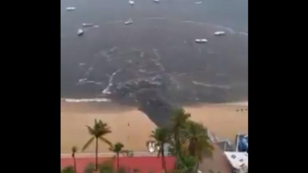 Aclaran supuesta descarga de aguas negras en playa de Acapulco