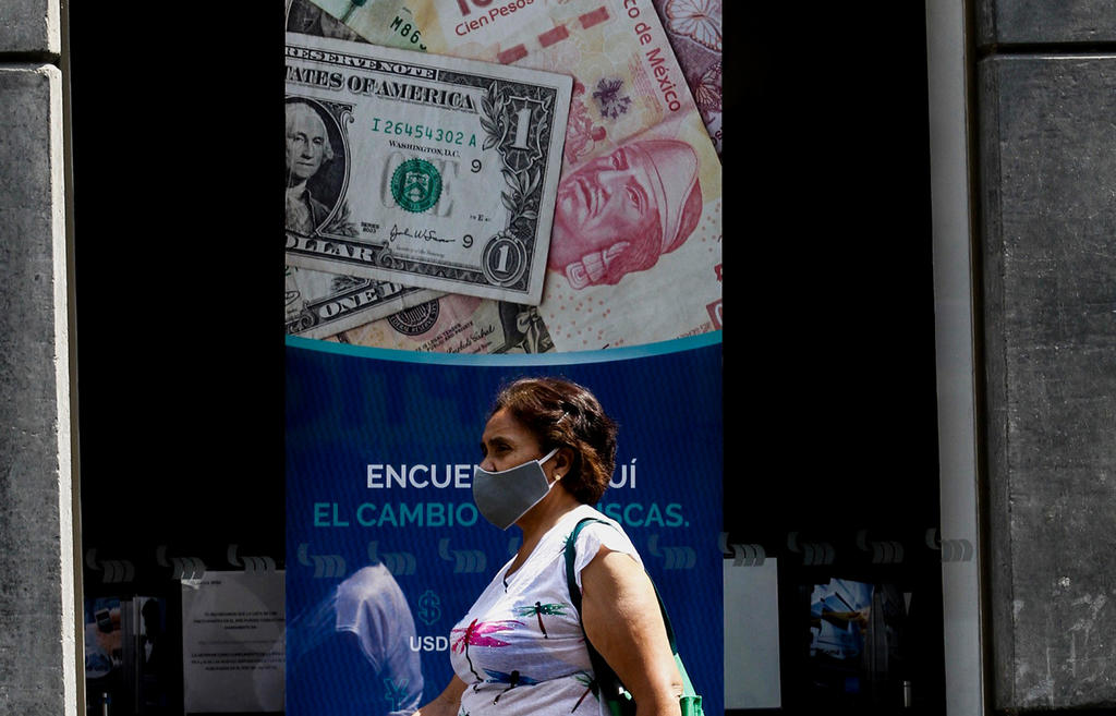 Peso mexicano, la tercera moneda con más devaluación en seis meses