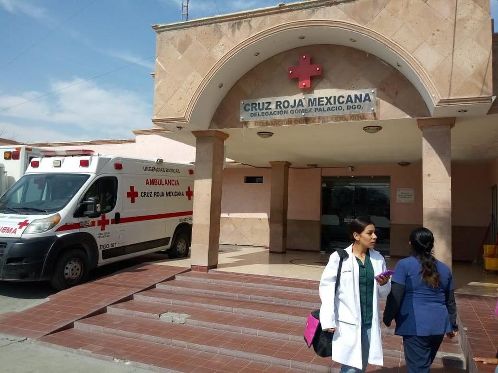 Cruz Roja de Gómez Palacio normaliza actividades tras casos de COVID-19 en su personal