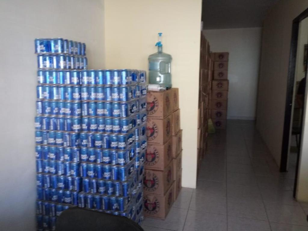 Más de 500 cartones de cerveza decomisada será destruida en Matamoros