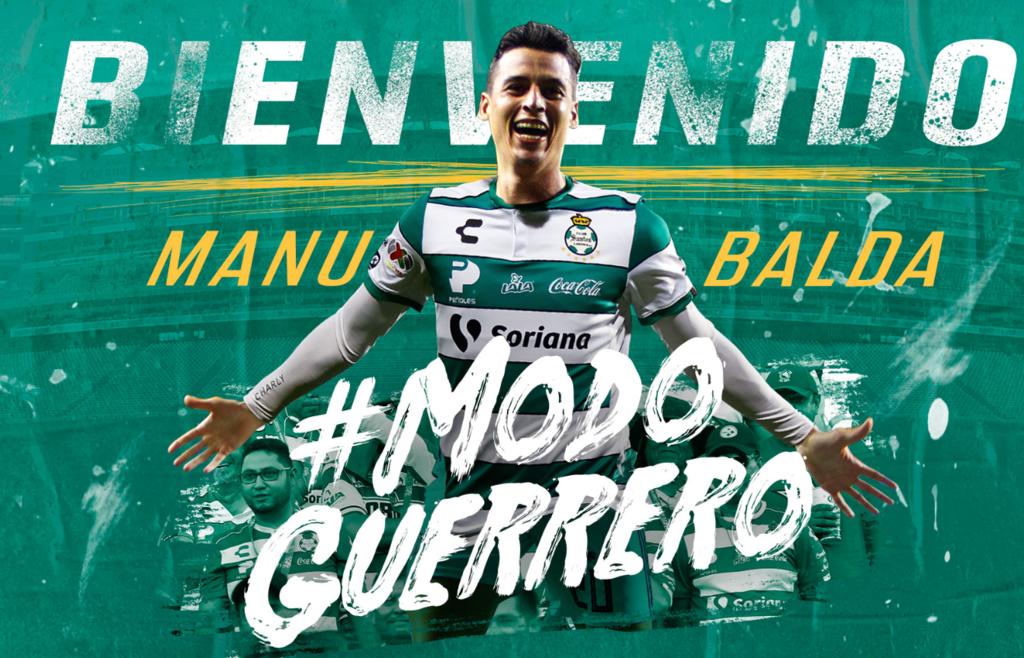 Club Santos oficializa a 'Manu' Balda como refuerzo