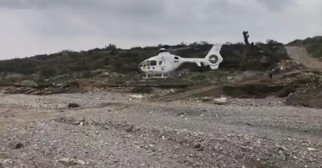 Comienzan labores de búsqueda con helicóptero tras desaparición de niña en Saltillo