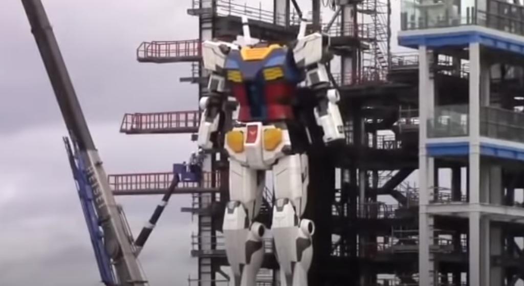 El 'Gundam' de la vida real; robot gigante da sus primeros 'pasos' en Japón