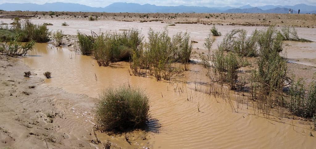 Disminuye volumen de agua en el Río Aguanaval