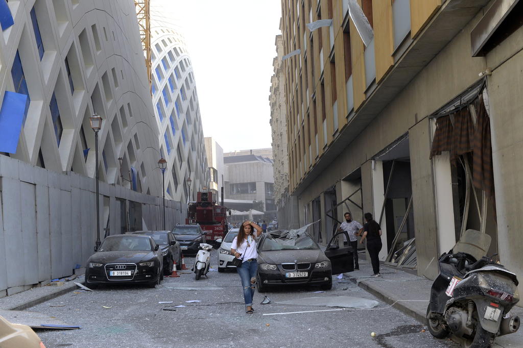 Declara Líbano luto nacional tras explosión en Beirut