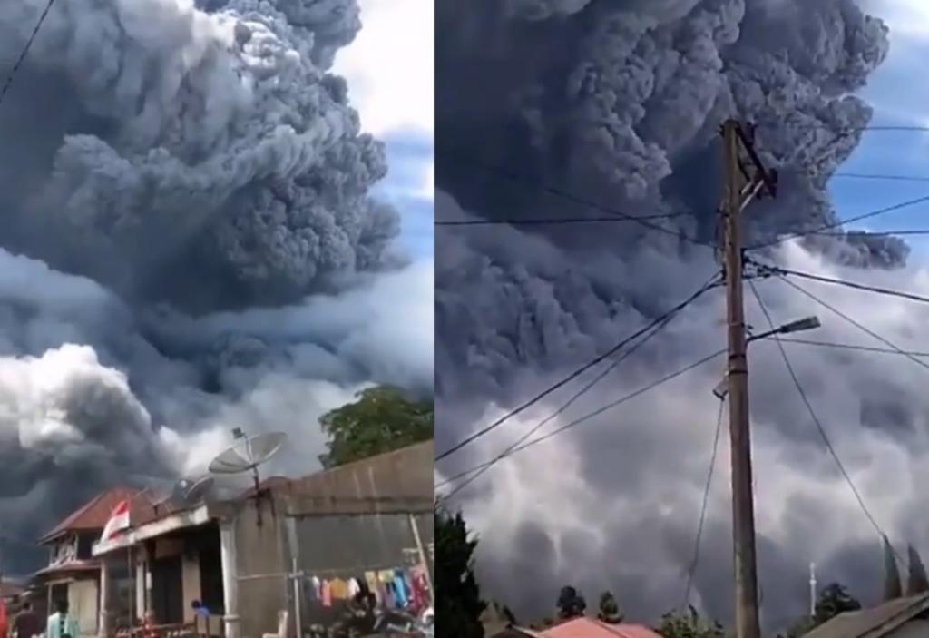 VIDEO: Volcán Sinabung de Indonesia entra en erupción