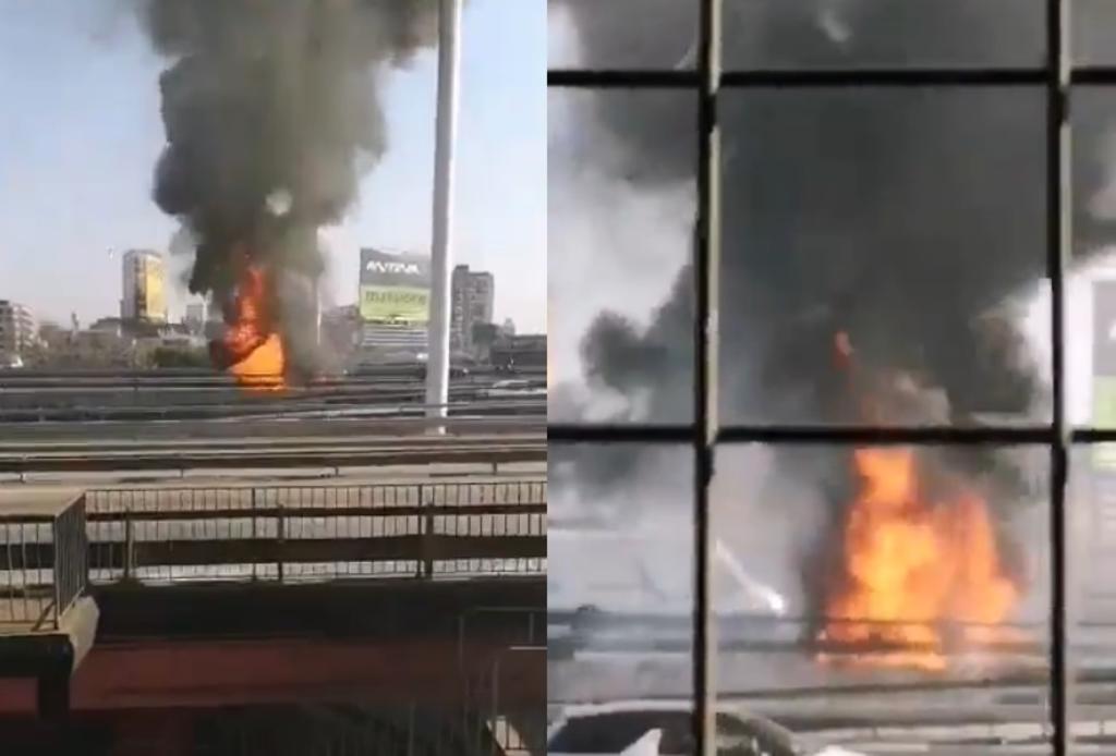 VIDEO: Automóvil explota en Puente Saavedra de Argentina