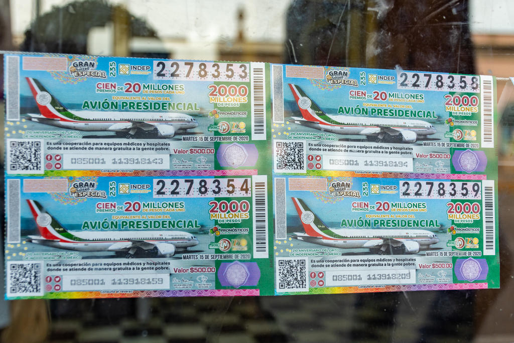 Compra PT 'cachitos' de lotería del avión presidencial y gasta 470 mil pesos