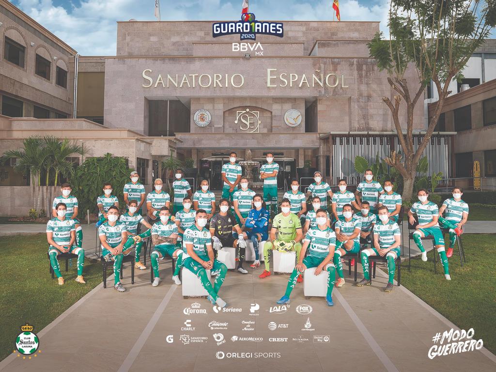 Santos Laguna comparte la foto oficial del torneo Guard1anes 2020
