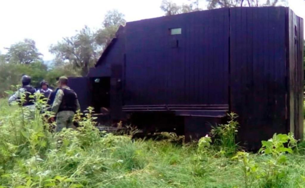 Guardia Nacional asegura en Michoacán un 'tanque' artesanal del narcotráfico
