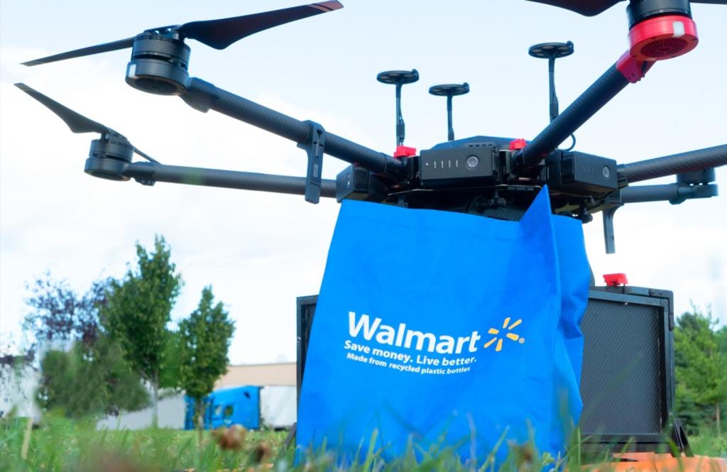 Walmart comienza con pruebas para hacer entregas a través de drones