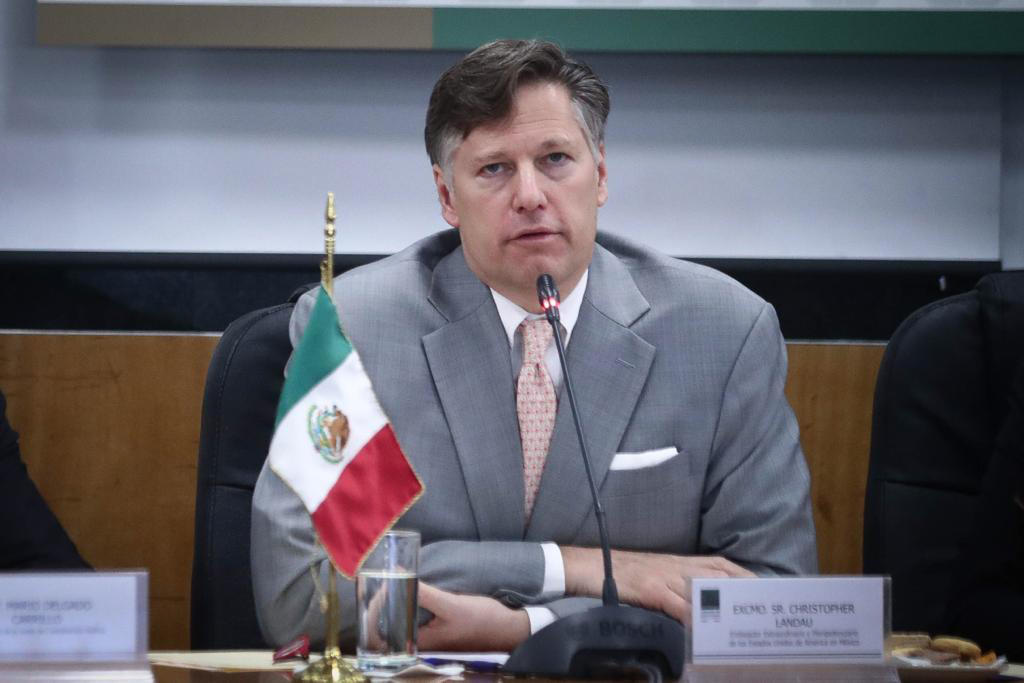 Embajador de EUA felicita a México por la celebración de su Independencia