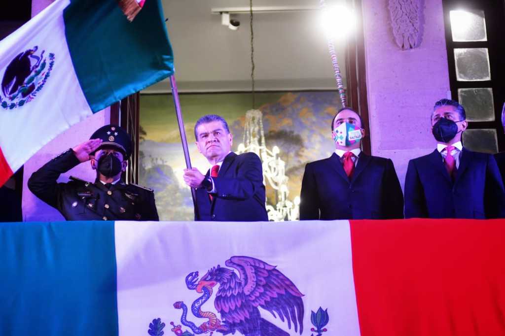 Se vive en Coahuila ceremonia histórica del Grito de Independencia