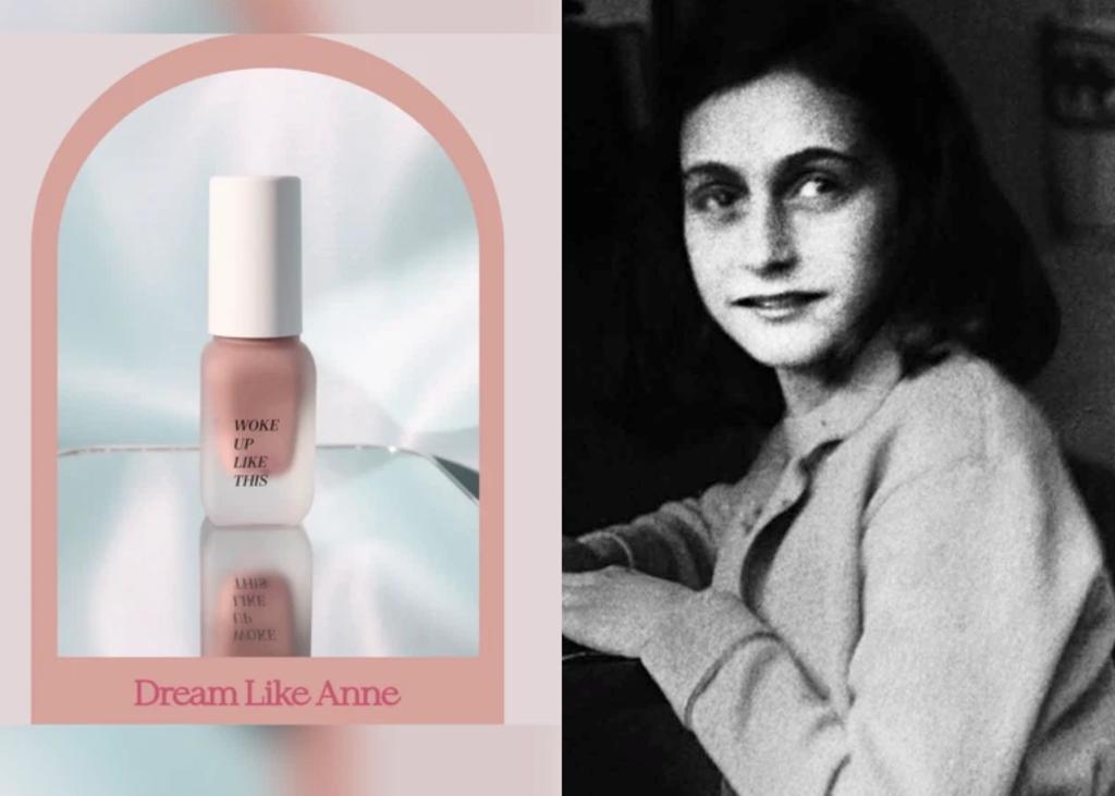 Critican a marca de cosméticos por nombrar un rubor ‘en honor a Ana Frank’