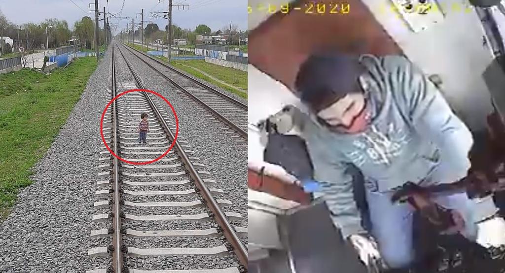 Niño se salva de ser aplastado por tren gracias a intervención del maquinista
