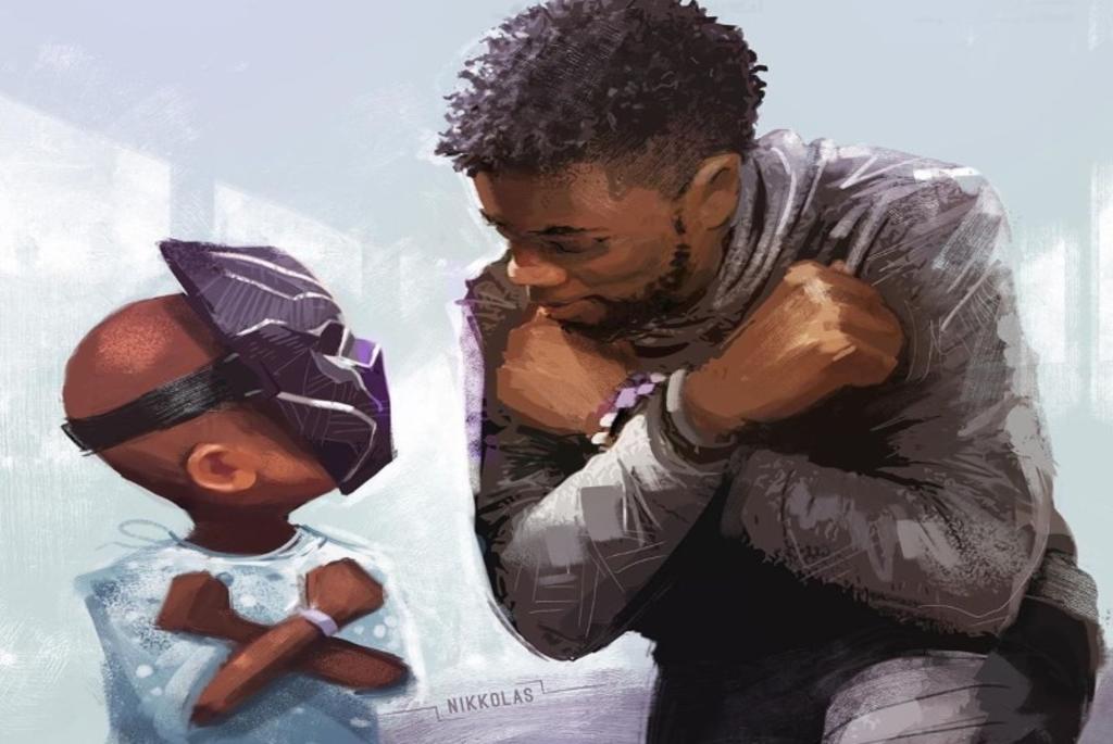 Disney devela emotivo mural para Chadwick Boseman y niños con cáncer