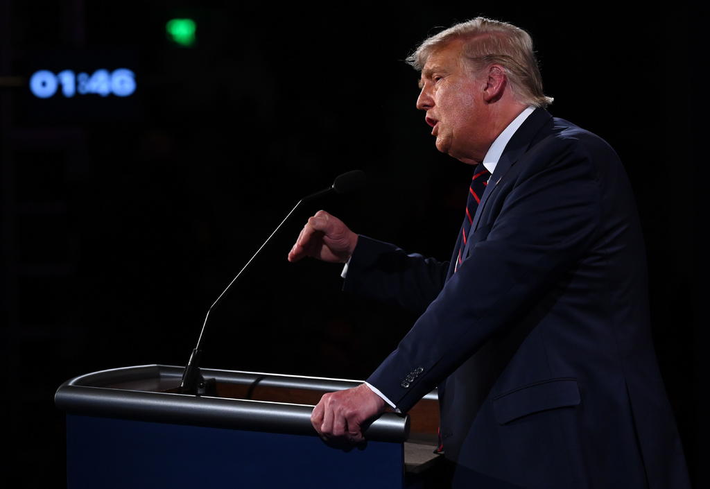 Trump anuncia intención de participar en debate electoral del 15 de octubre