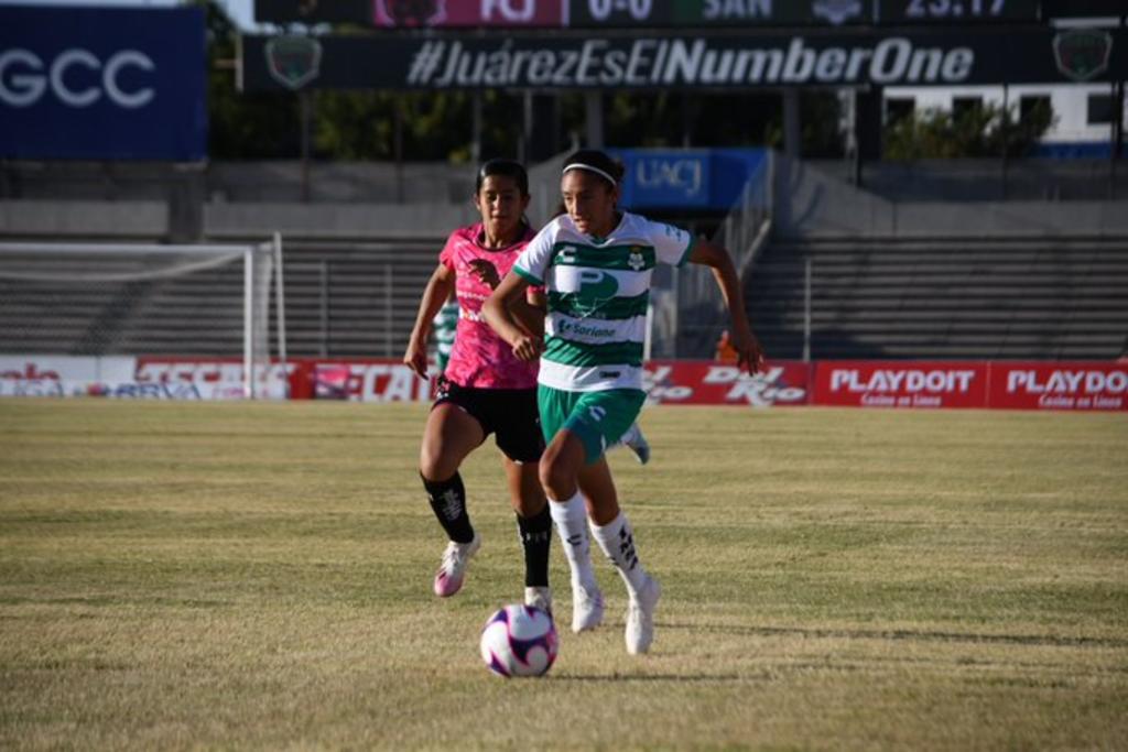Triunfan Guerreras del Santos Laguna 2-0 frente a Juárez en la frontera