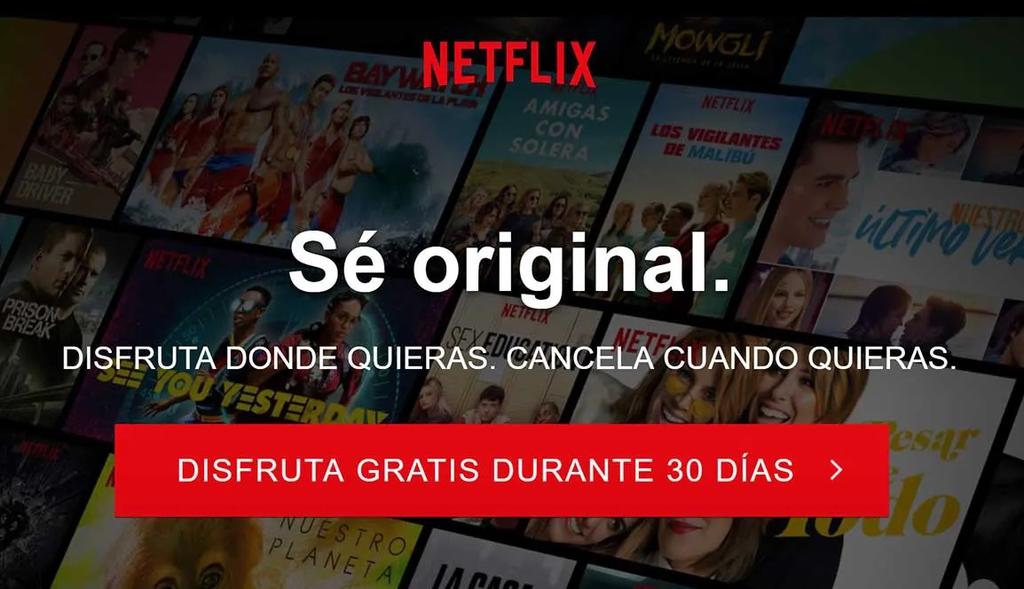 Netflix elimina la opción de 'prueba gratis' para nuevos usuarios