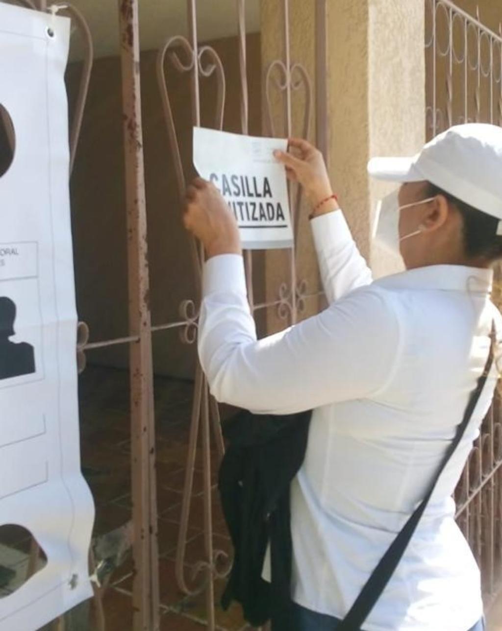 Concluye sanitización de casillas electorales en Coahuila