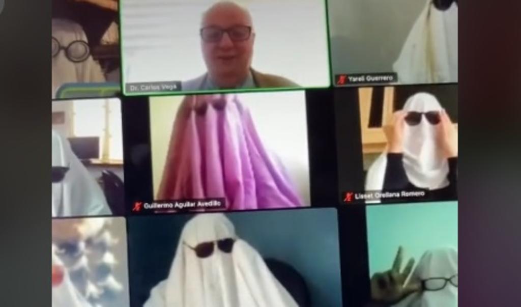 Estudiantes 'fantasmas' juegan broma a profesor durante clase en línea
