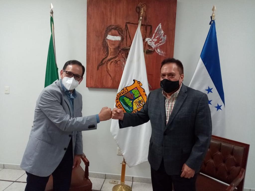 Acuerdan autoridades consulares de Honduras fortalecer lazos de unidad con Coahuila