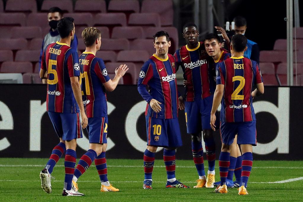 Barcelona golea en la primera jornada de fase de grupos en Champions