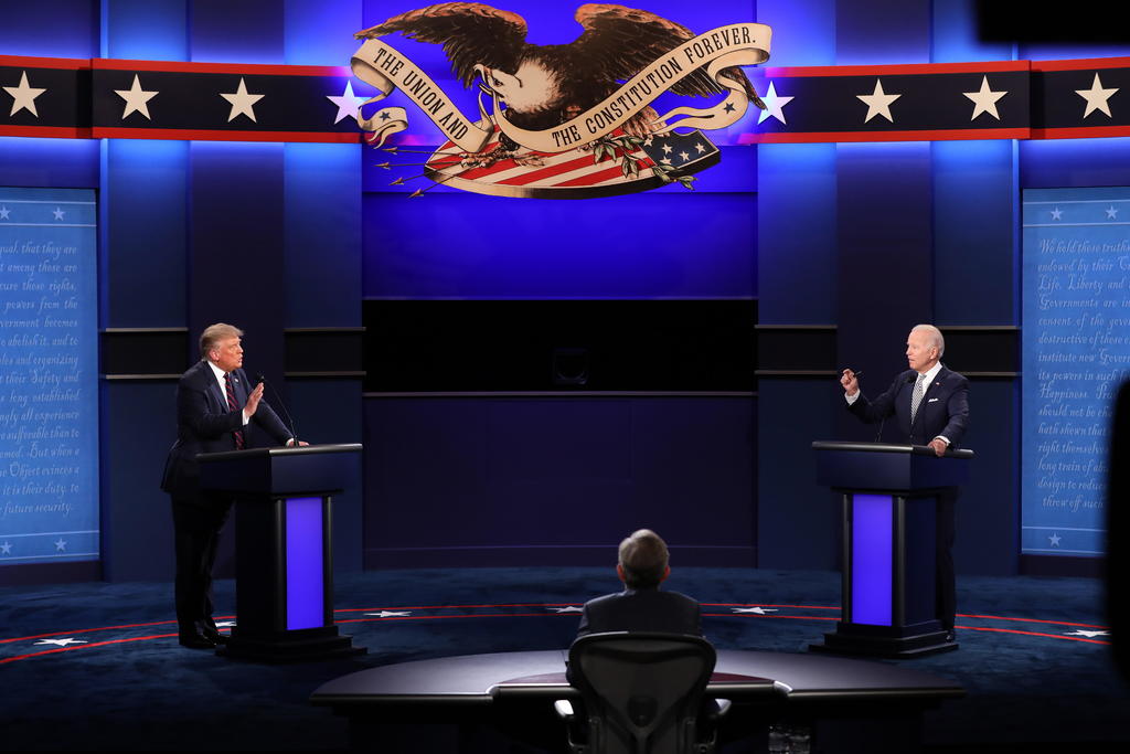 Donald Trump y Joe Biden se alistan para su último debate
