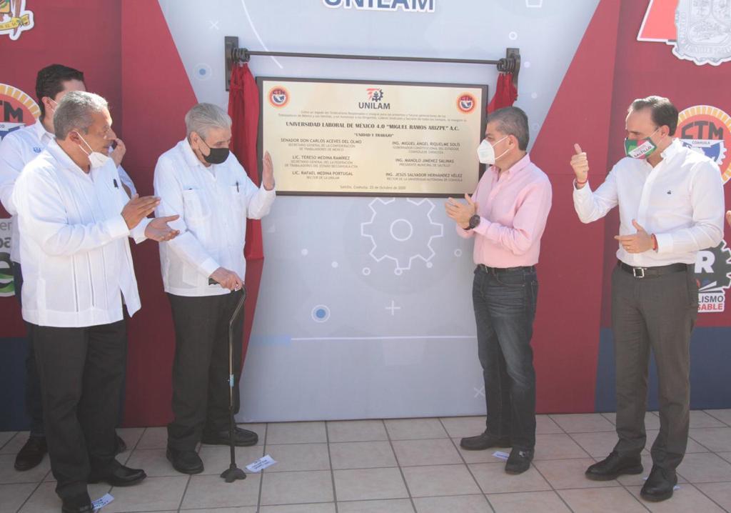 Inauguran Universidad Laboral en Saltillo