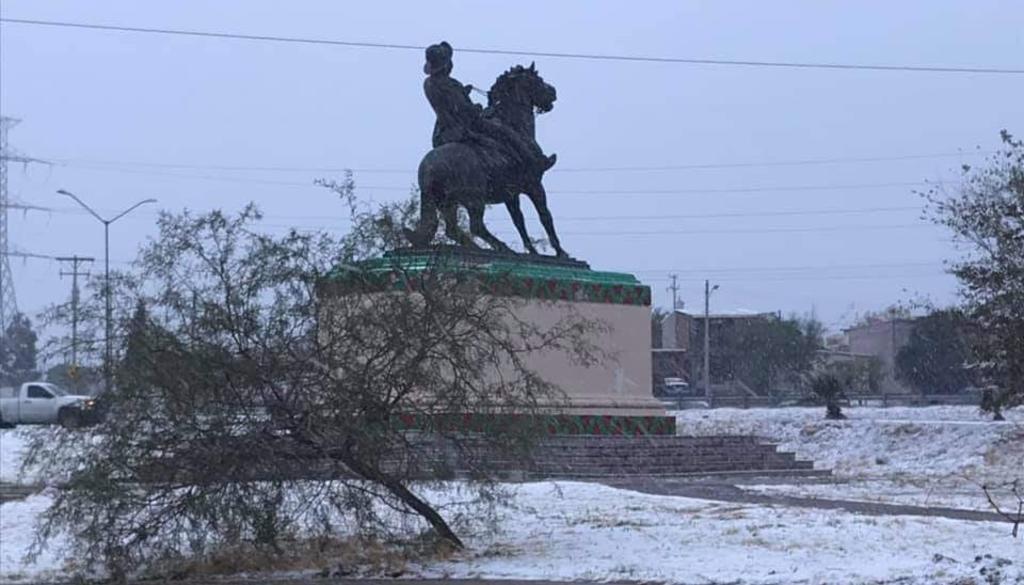 FOTOS: Ciudad Juárez registra nevada durante la mañana de este martes