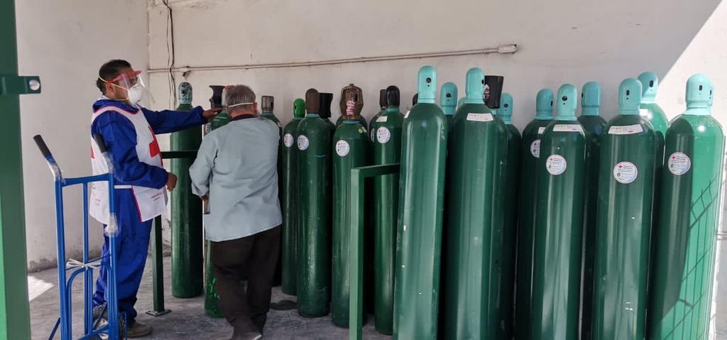 Lanza Cruz Roja en Monclova programa 'Oxígeno es vida' para prestar tanques a enfermos COVID