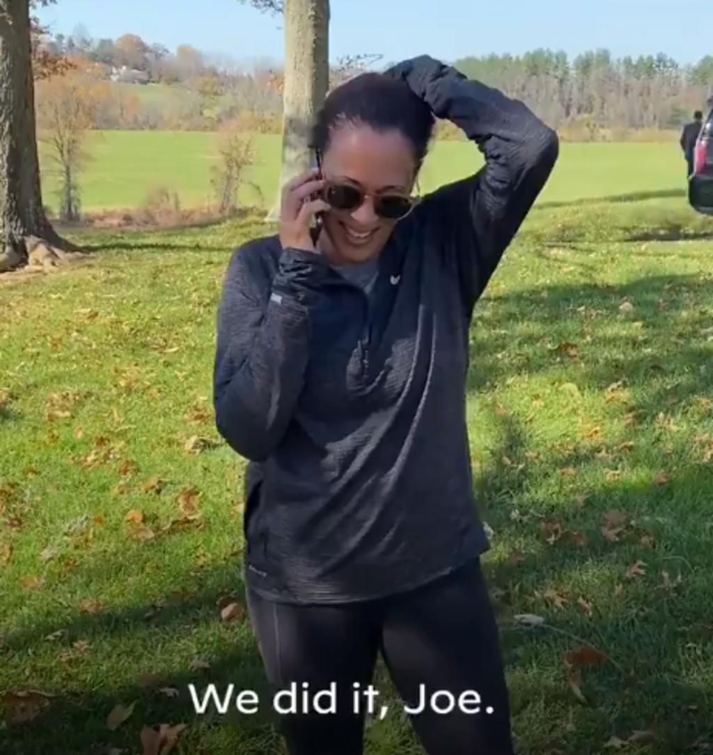 ¡Lo hemos conseguido, Joe!: Kamala Harris a Biden