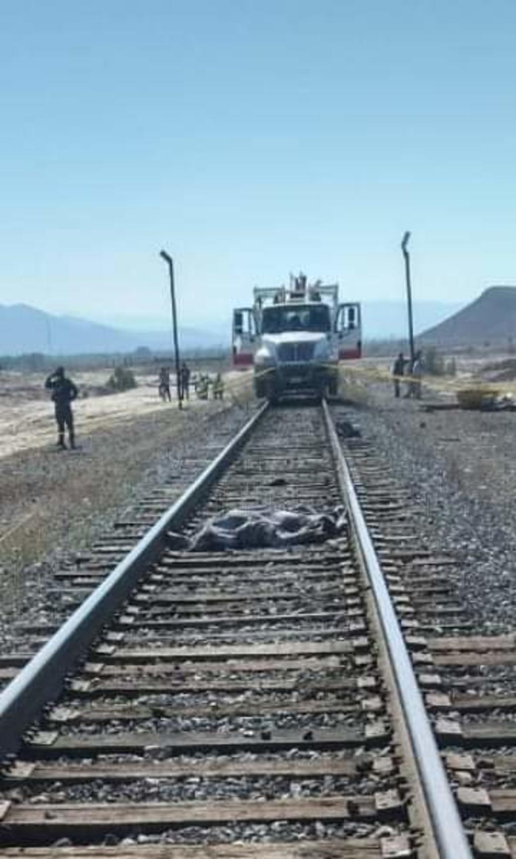 Muere joven tras ser atropellado por tren en Ramos Arizpe
