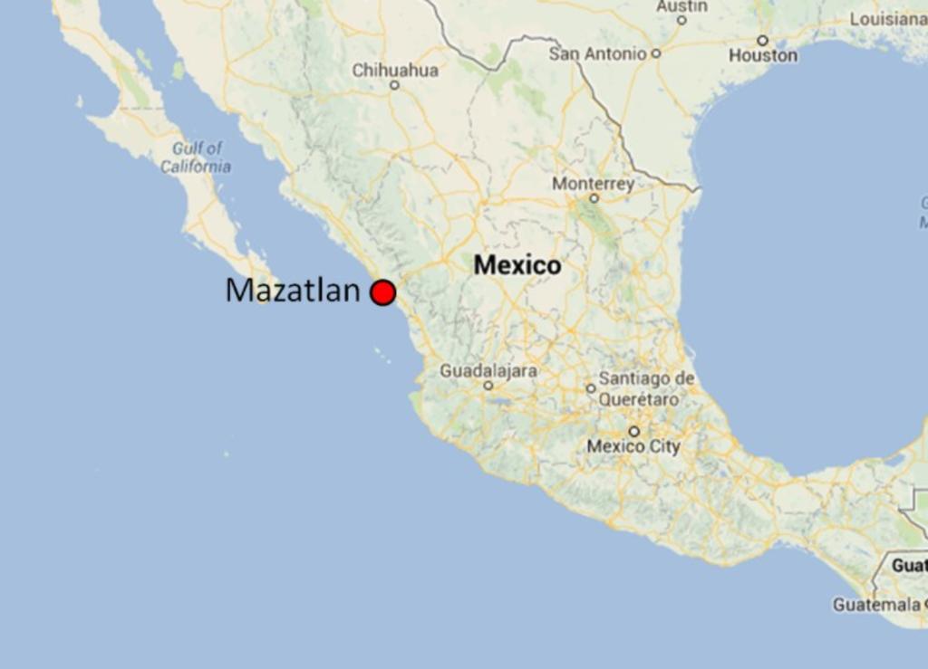 Reportan sismo de 4.6 grados al suroeste de Mazatlán