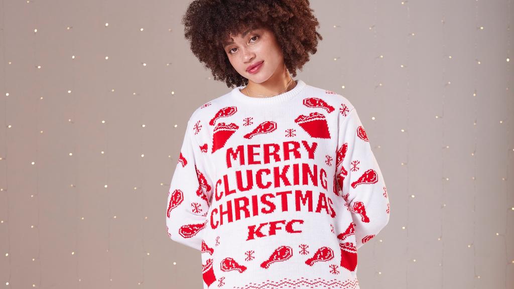 KFC lanza sus suéteres 'feos' de Navidad