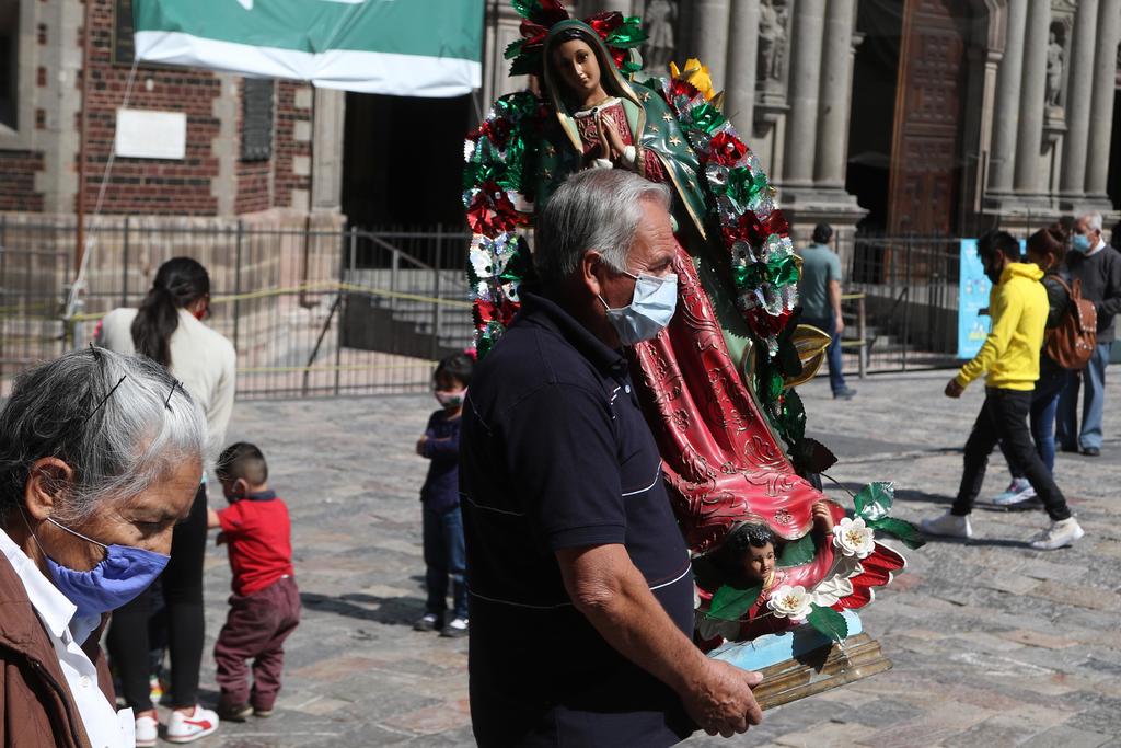Piden celebrar a la Virgen de Guadalupe desde casa