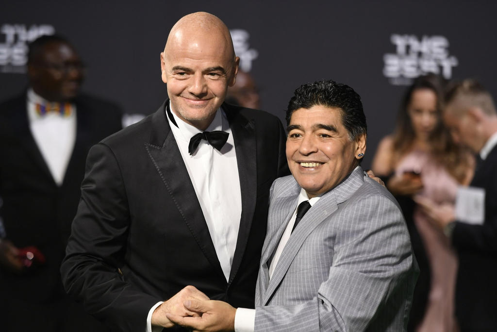 Diego Maradona merece nuestra eterna gratitud: presidente de FIFA