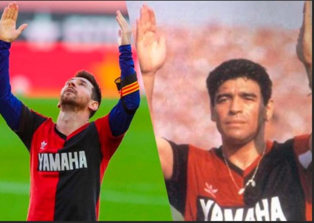 Así fue el homenaje de Messi a Maradona en pleno partido del Barça