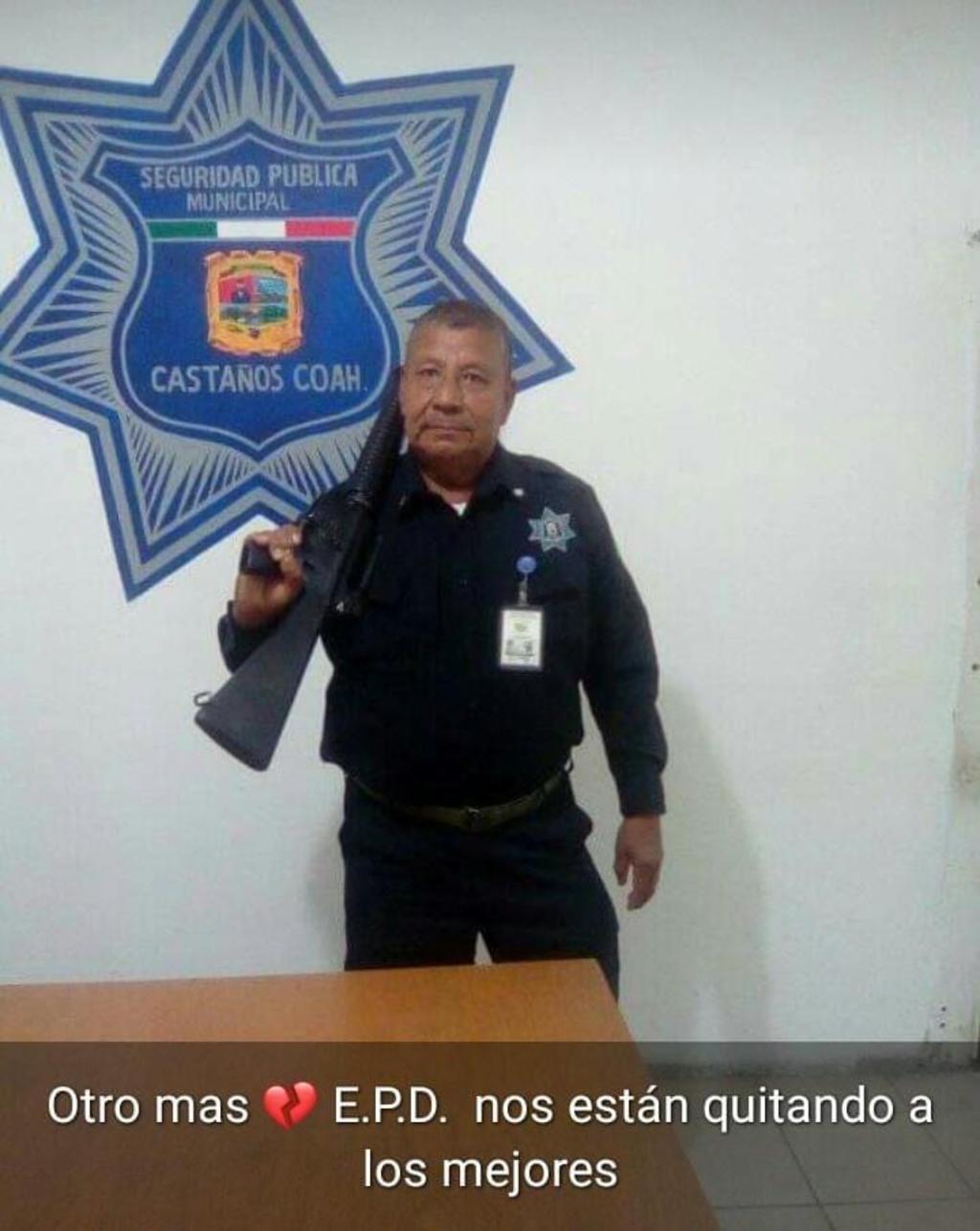 Muere por COVID comandante de policía en Castaños