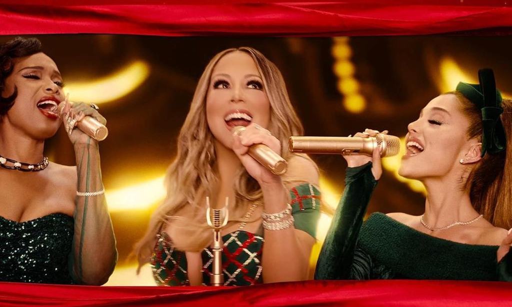 Santa Claus une a Mariah Carey, Ariana Grande y Jennifer Hudson